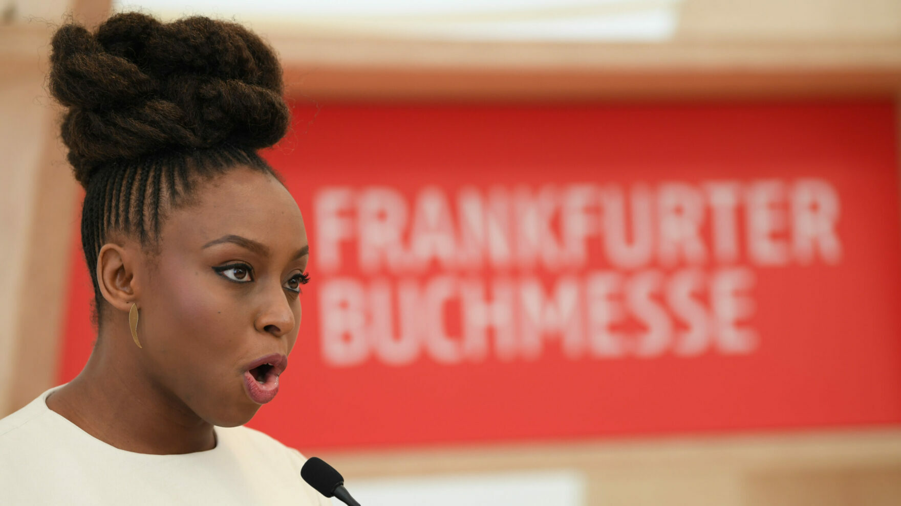 Chimamanda Ngozi Adichie bei der Frankfurter Buchmesse 2018